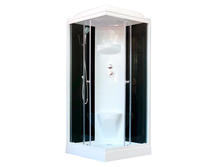 Душевая кабина Royal Bath 80HP6-BT черное/прозрачное