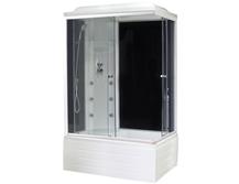 Душевая кабина Royal Bath 8100BP3-BT L черное/прозрачное