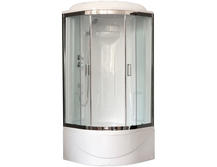 Душевая кабина Royal Bath 90BK1-T-CH+EL прозрачное