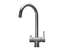 Смеситель для кухни Granula Kitchen space KS-7104 сталь сатин