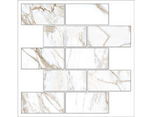 Мозаика Kerranova Marble Trend K-1001/MR/m13/30,7x30,7 Calacatta