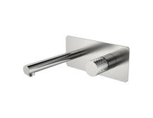 Смеситель для раковины Boheme Stick 125-NB Nikel Brush c ручкой Diamond