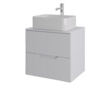 Тумба с раковиной Orange Line Li-60TuwMDF+B02-460W матовая