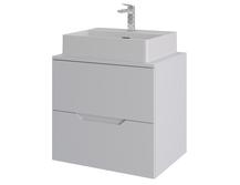 Тумба с раковиной Orange Line Li-60TuwMDF+B04-500W матовая