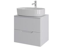 Тумба с раковиной Orange Line Li-60TuwMDF+B04-600W матовая
