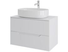 Тумба с раковиной Orange Line Li-80TuwMDF+B04-600W матовая