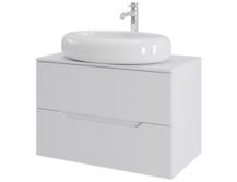 Тумба с раковиной Orange Line Li-80TuwMDF+B08-640W матовая