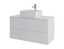 Тумба с раковиной Orange Line 100 Li-100TuwMDF+B02-460W