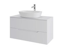 Тумба с раковиной Orange Line 100 Li-100TuwMDF+B08-500W