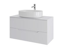 Тумба с раковиной Orange Line 100 Li-100TuwMDF+B08-600W