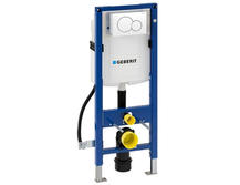 Инсталляция для унитаза Geberit Duofix 111.350.00.5 с кнопкой Geberit Sigma 01 115.770.11.5 белый
