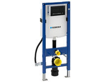 Инсталляция для унитаза Geberit Duofix 111.350.00.5 с кнопкой Geberit Sigma 30 115.883.KM.1 черный/хром