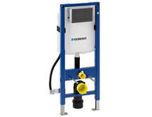 Инсталляция для унитаза Geberit Duofix 111.350.00.5 с кнопкой Geberit Sigma 30 115.883.DW.1 черный