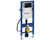 Инсталляция для унитаза Geberit Duofix 111.350.00.5 с кнопкой Geberit Sigma 01 115.770.DW.5 черный