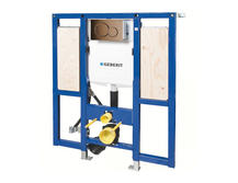 Инсталляция для унитаза Geberit Duofix 111.375.00.5 с кнопкой 115.770.DT.5 матовый бронза