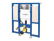 Инсталляция для унитаза Geberit Duofix 111.375.00.5 с кнопкой 115.882.KH.1 хром