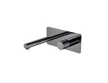 Смеситель для раковины Boheme Stick 125-SGM.4 Shine Gun Metall c ручкой Spirale