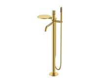 Смеситель для ванны Boheme Stick 129-MG.4 Mat Gold c ручкой Spirale