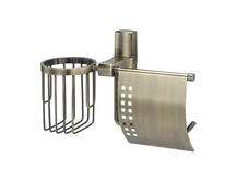 Держатель для туалетной бумаги и освежителя WasserKRAFT Exter K-5259
