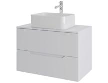 Тумба с раковиной Orange Line Li-80TuwMDF+B02-460W матовая
