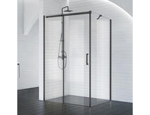 Душевой уголок Belbagno Acqua AH-1-150/90-C-NERO без поддона