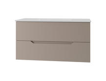 Тумба с раковиной Orange Line Li-100TuL+Ra латте матовый