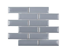 Мозаика Staro Brick&Metro Metro Bluish-Grey Glossy 4,5х14,5 KM41843 28,7x29,5