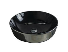 Раковина Gid 41,5x41,5 Nc411 черный/ хром