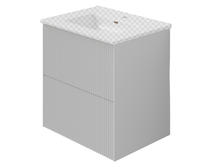 Тумба под раковину La Fenice Terra 60 FNC-01-TER-B-60-2 белый матовый