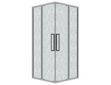 Душевой уголок Grossman Cosmo 80х80 300.K33.02.8080.10.02