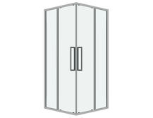 Душевой уголок Grossman Cosmo 90х90 300.K33.02.9090.10.00