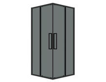Душевой уголок Grossman Cosmo 90х90 300.K33.02.9090.21.10 матовый