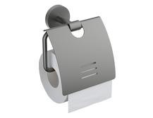 Держатель для туалетной бумаги Акватек Бетта AQ4609BGM черный хром шлифованный