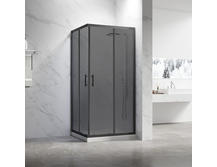 Душевой уголок Veconi Rovigo 80х80 RV27B-8080-05-C8 черный матовый