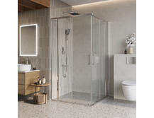 Душевой уголок BelBagno Luce 110х110 LUCE-A-22-80+30-C-Cr