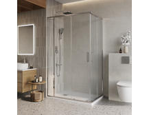 Душевой уголок BelBagno Luce 105х80 LUCE-AH-21-105/80-C-Cr