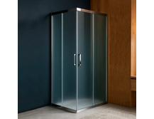 Душевой уголок Royal Bath HPD-C-CH 100x100 рифленое без поддона